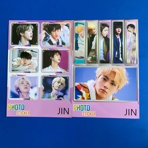 5/$15 Kpop BTS Jin 2 Sticker Sheets